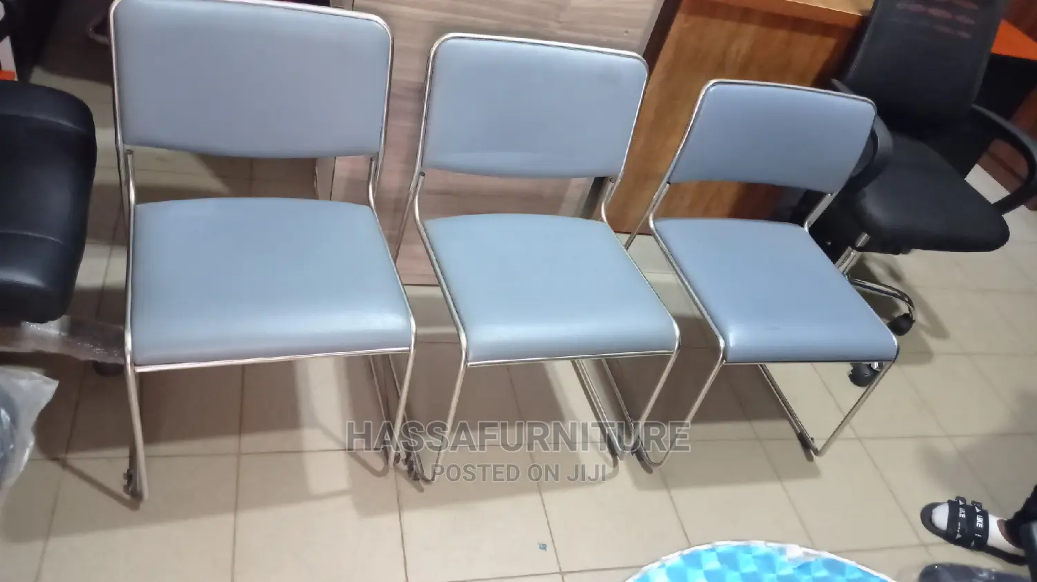 Leather Waiting Chairs