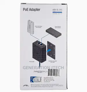 Ubiquiti Networks 48V Poe Adapter With Gigabit LAN Port