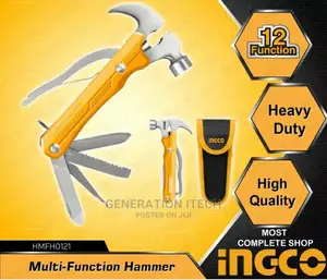 Ingco Hmfh0121 Multi-function Hammer With Pouch
