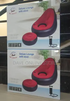 Dr Cozy Inflated Sofa With Stool