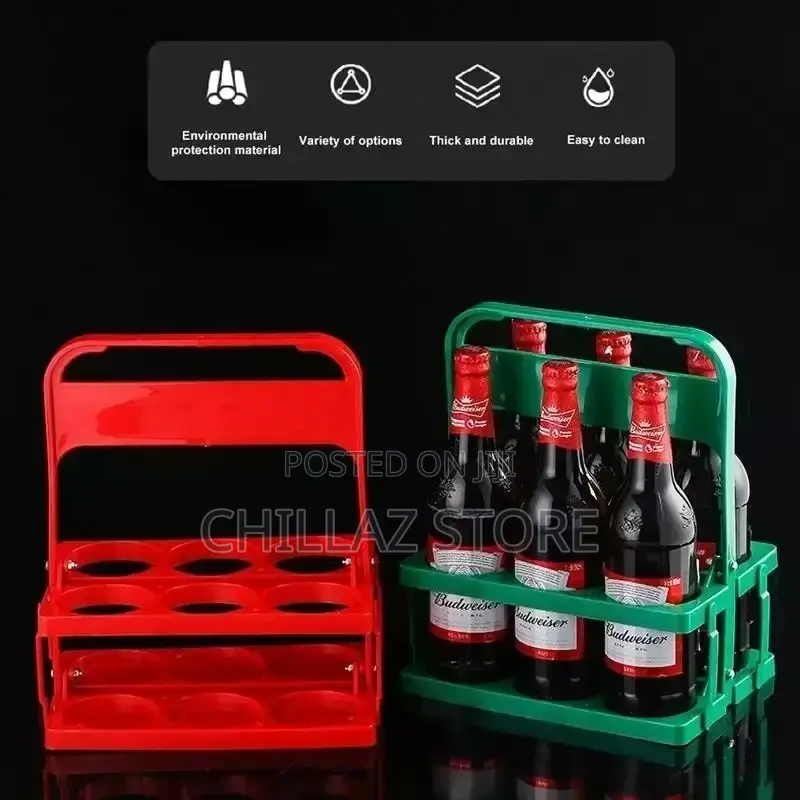 Plastic Pack Beer/Wine Bottle Holder