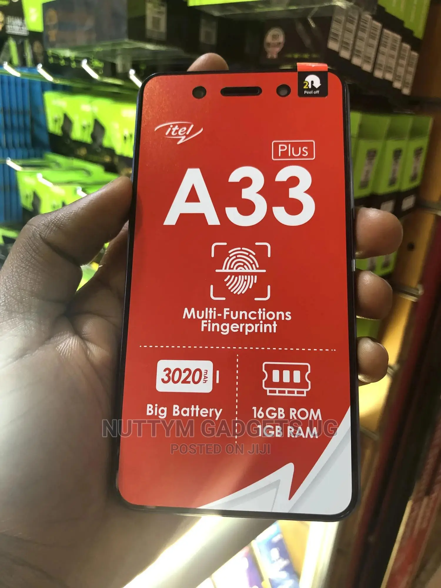 New Itel A33 Plus 16 GB Blue